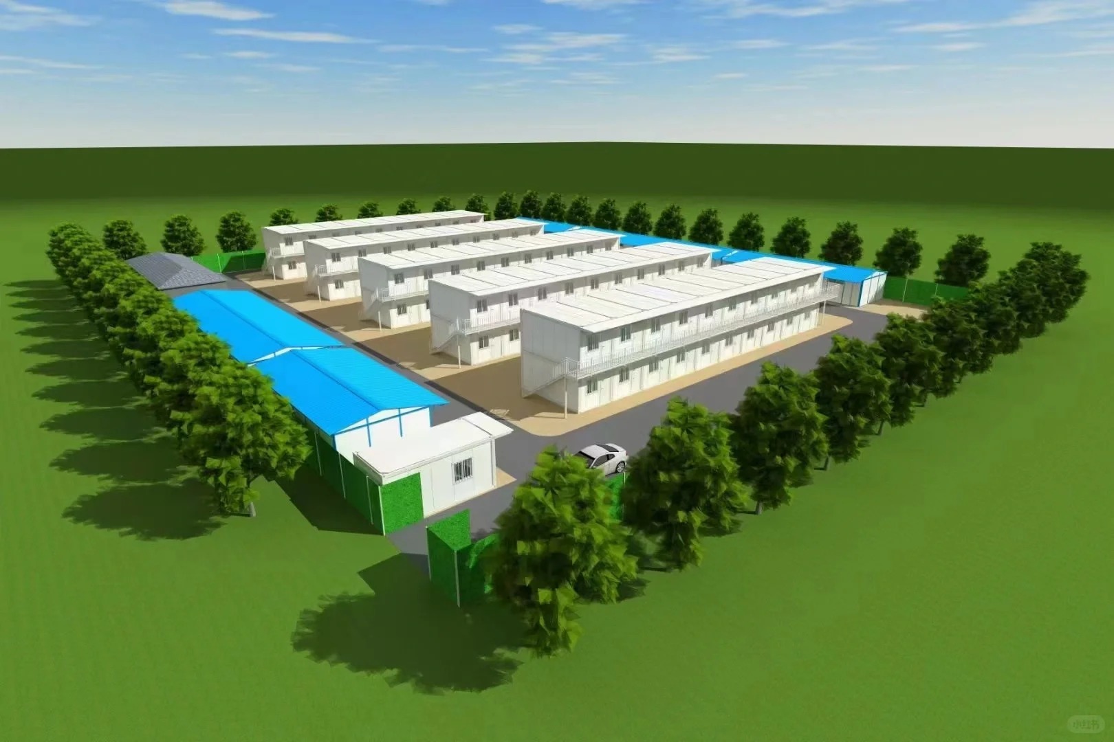 集成建筑賦能工程營(yíng)地：利達(dá)集團(tuán)全維保障，基建提速新引擎